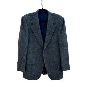 Patrick James Grey Mens Blazer Academia